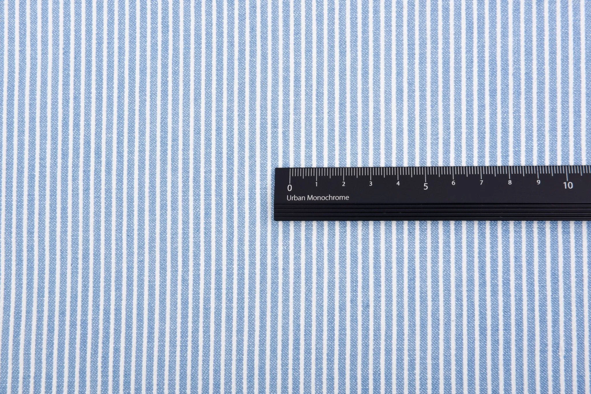 8oz Anthracite Stripe Washed Denim Fabric