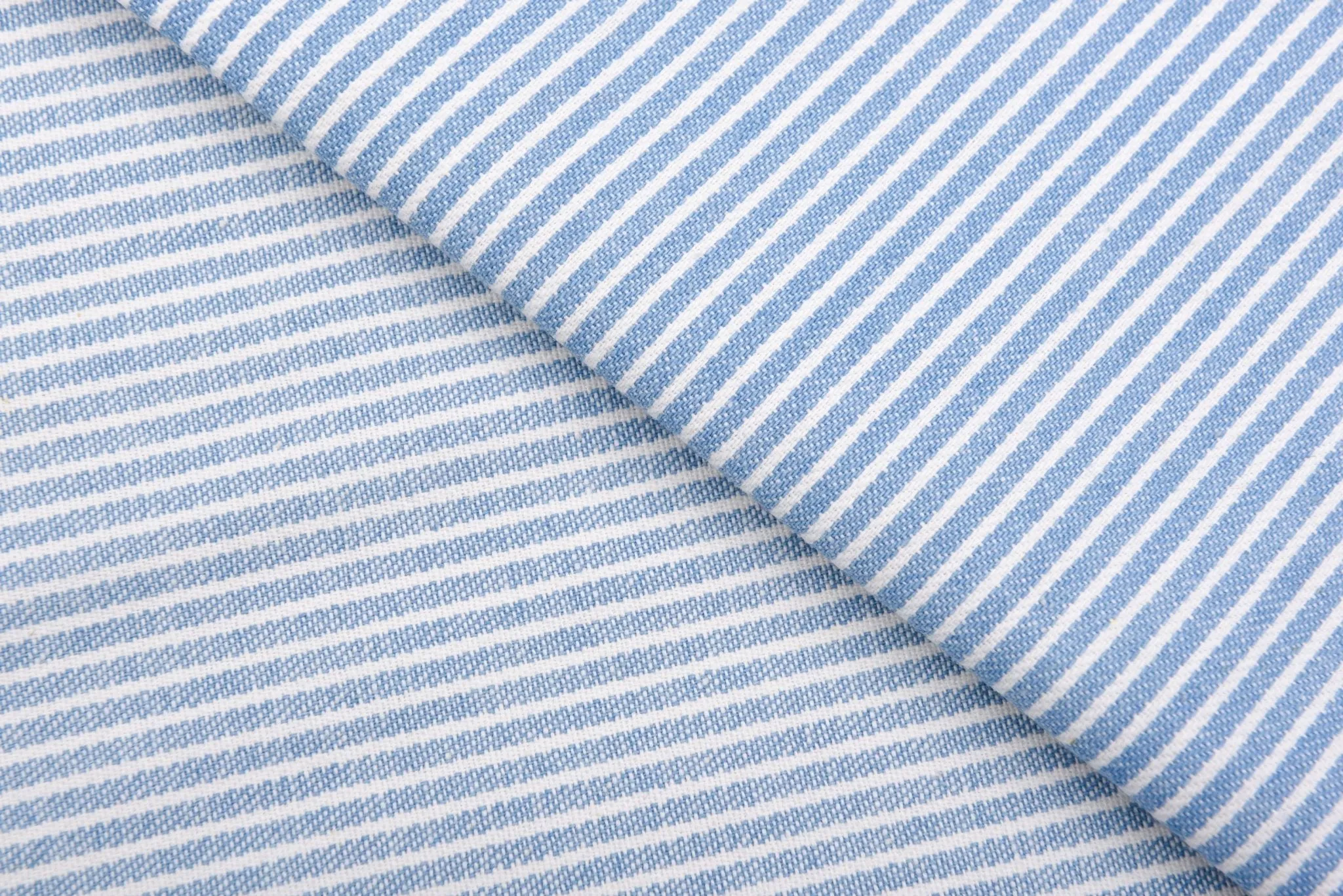 8oz Anthracite Stripe Washed Denim Fabric