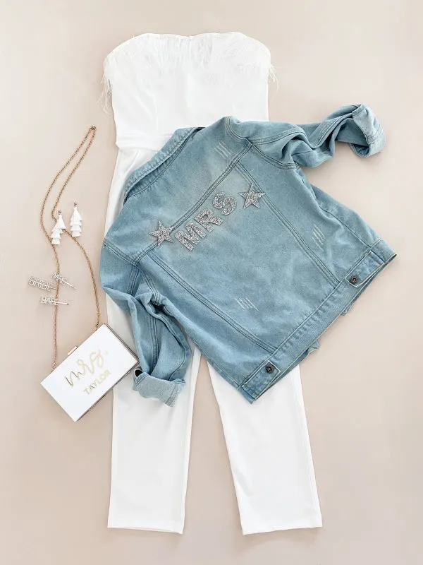 'Bride' Blue Denim Jacket
