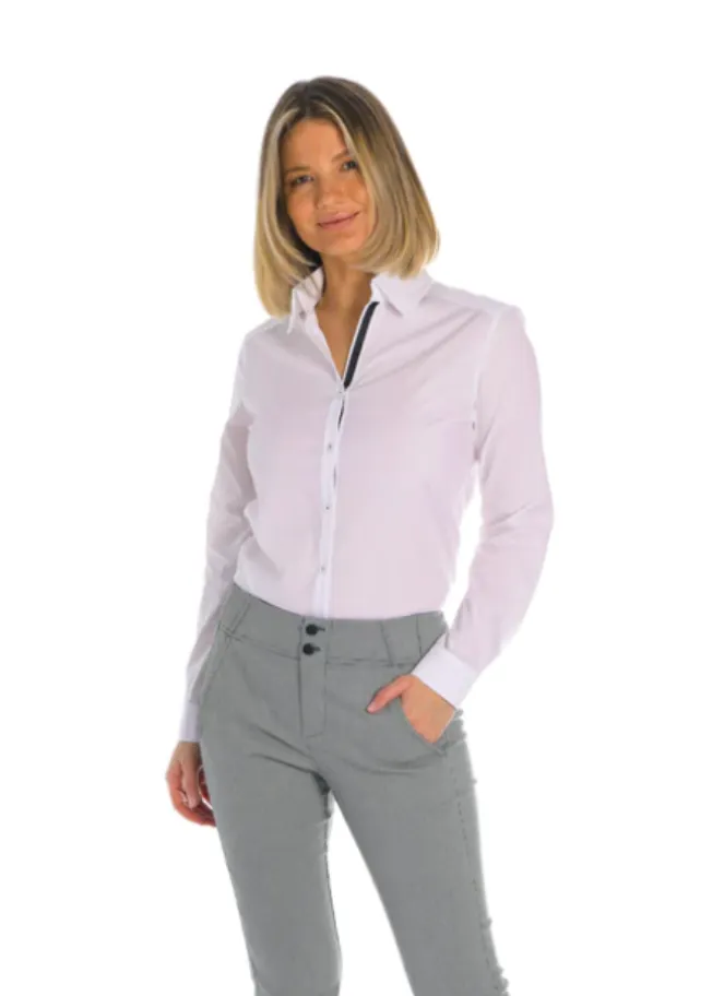 Crisp white shirt by Brenda Beddome