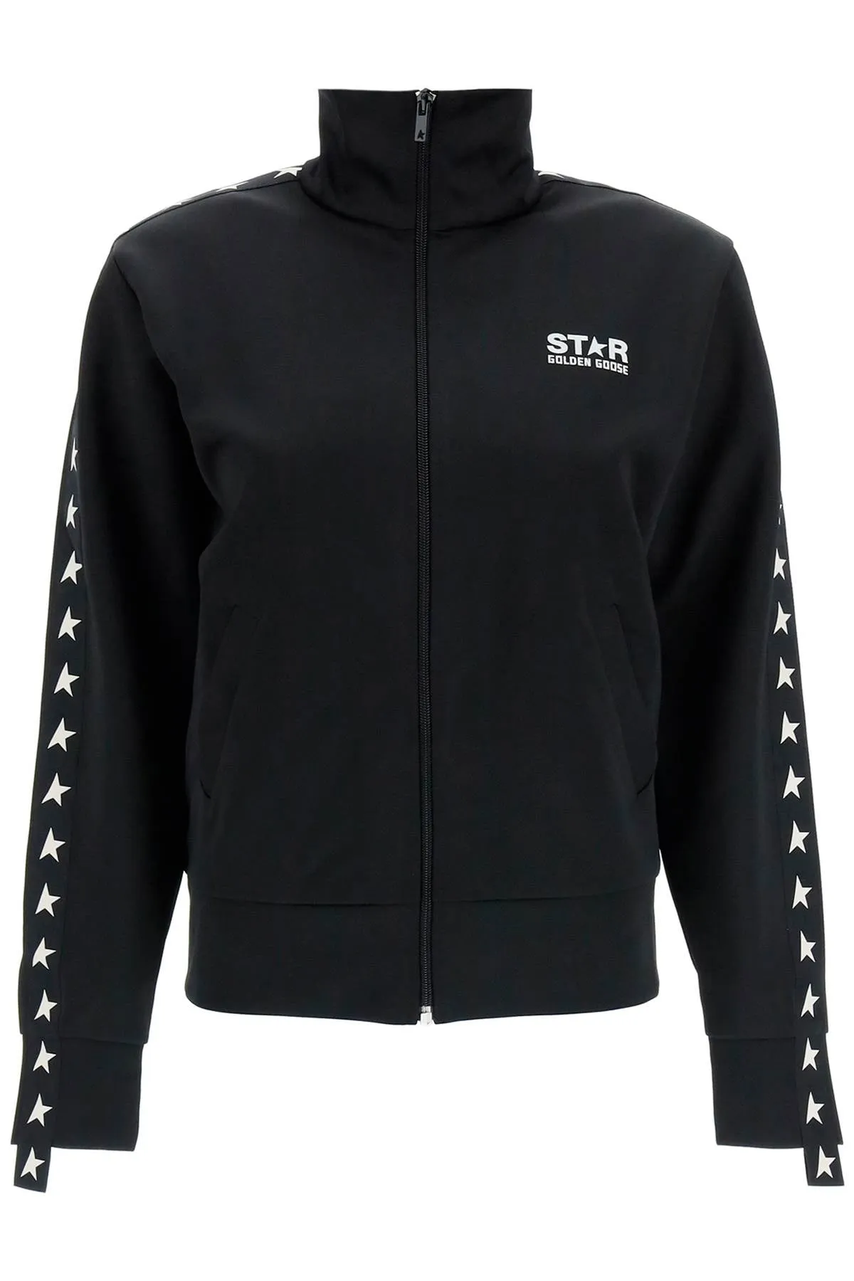 denise slim jacket black with white stars GWP00875 P000520 BLACK/WHITE