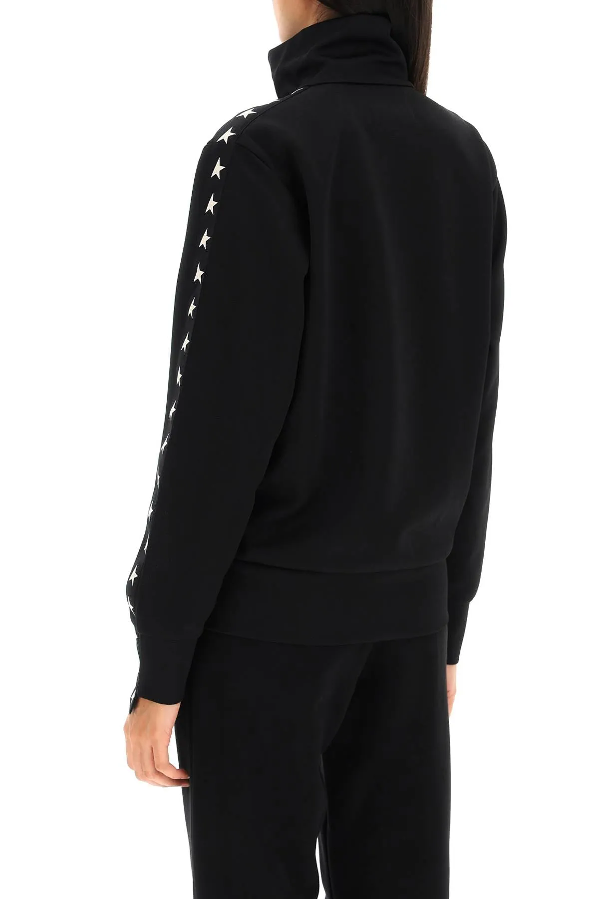 denise slim jacket black with white stars GWP00875 P000520 BLACK/WHITE