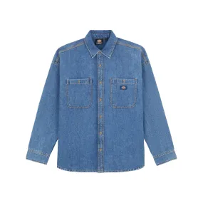 Dickies - Camicia di Jeans Houston Classic Blue - DK0A4YF5 - CLASSIC/BLUE