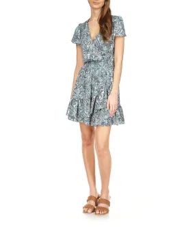 Dress MICHAEL Michael Kors, Paisley Short Sleeve Wrap Dress