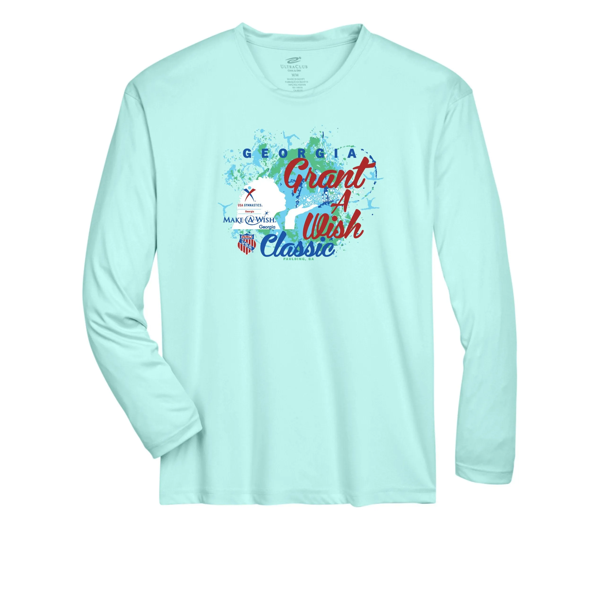 Dri-Fit Long Sleeve Shirts GA Grant a Wish Classic