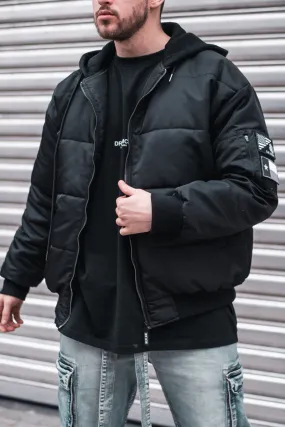 FINAL SALE - Lightweight Padded Bomber Jacket