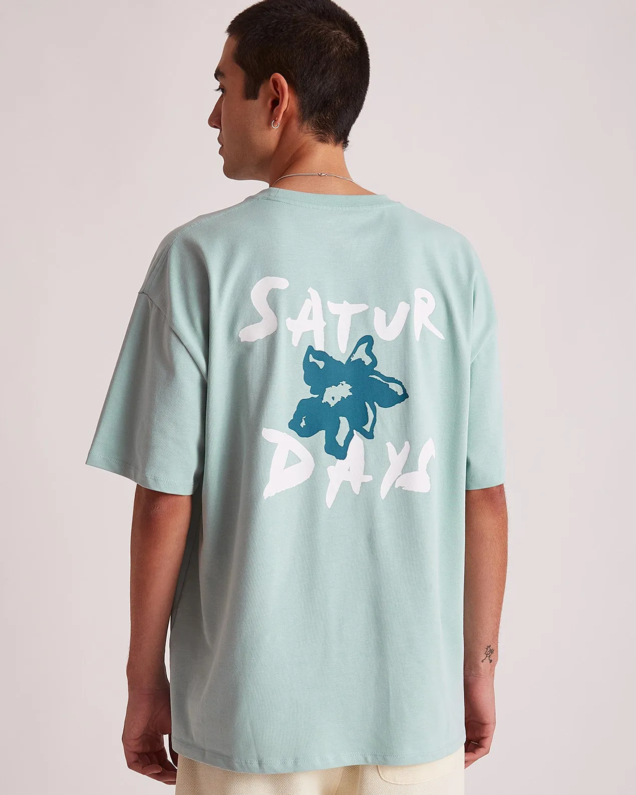 Flower Relaxed SS Tee