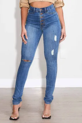 Love Language Skinny Jeans