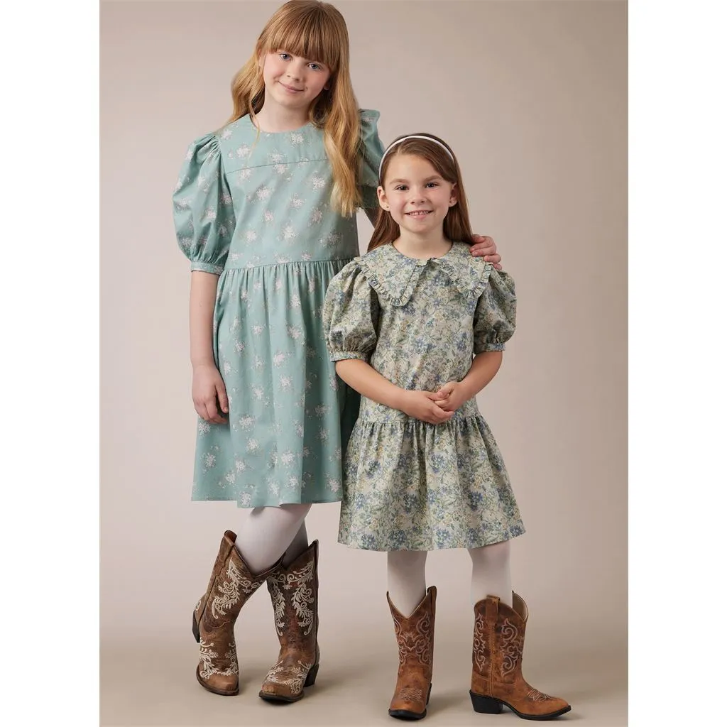 McCall's Pattern M8444 Children's and Girls' Dresses