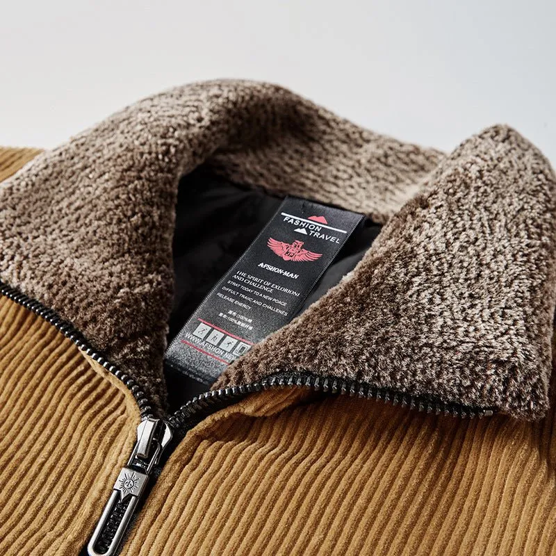 Men's Corduroy Winter Jacket