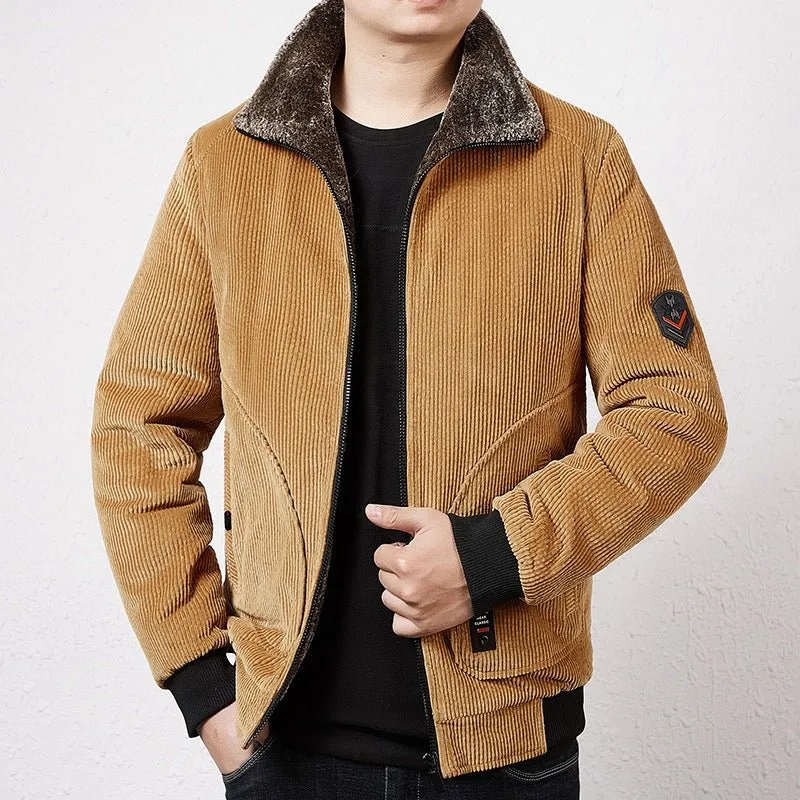 Men's Corduroy Winter Jacket
