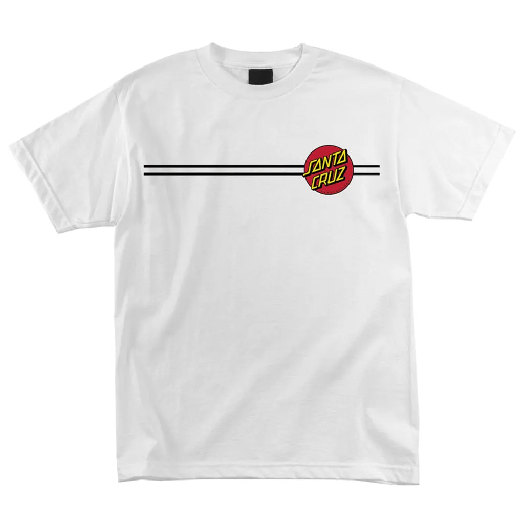 Santa Cruz Classic Dot T-Shirt - White