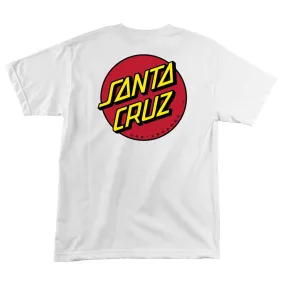 Santa Cruz Classic Dot T-Shirt - White