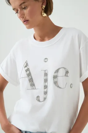 Skyscape Embellished Logo Tee