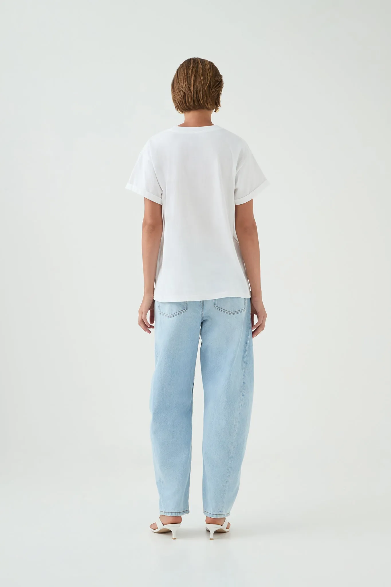 Skyscape Embellished Logo Tee