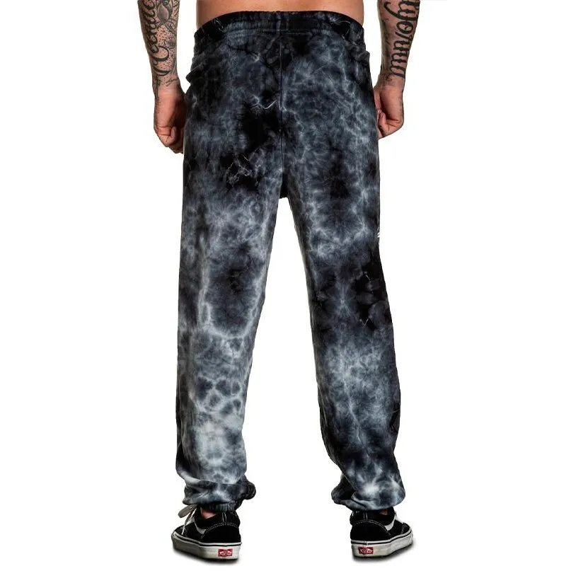 Sullen Holmes Acid Wash Mens Sweat Pants