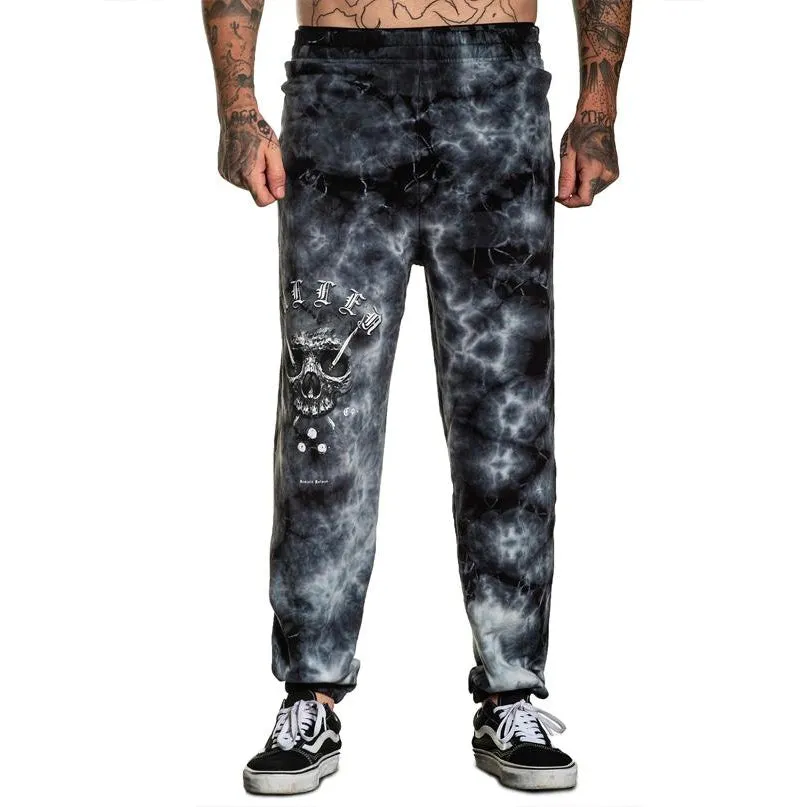 Sullen Holmes Acid Wash Mens Sweat Pants
