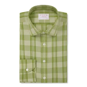 Thomas Pink Classic Fit Smart Casual Brushed Check Shirt