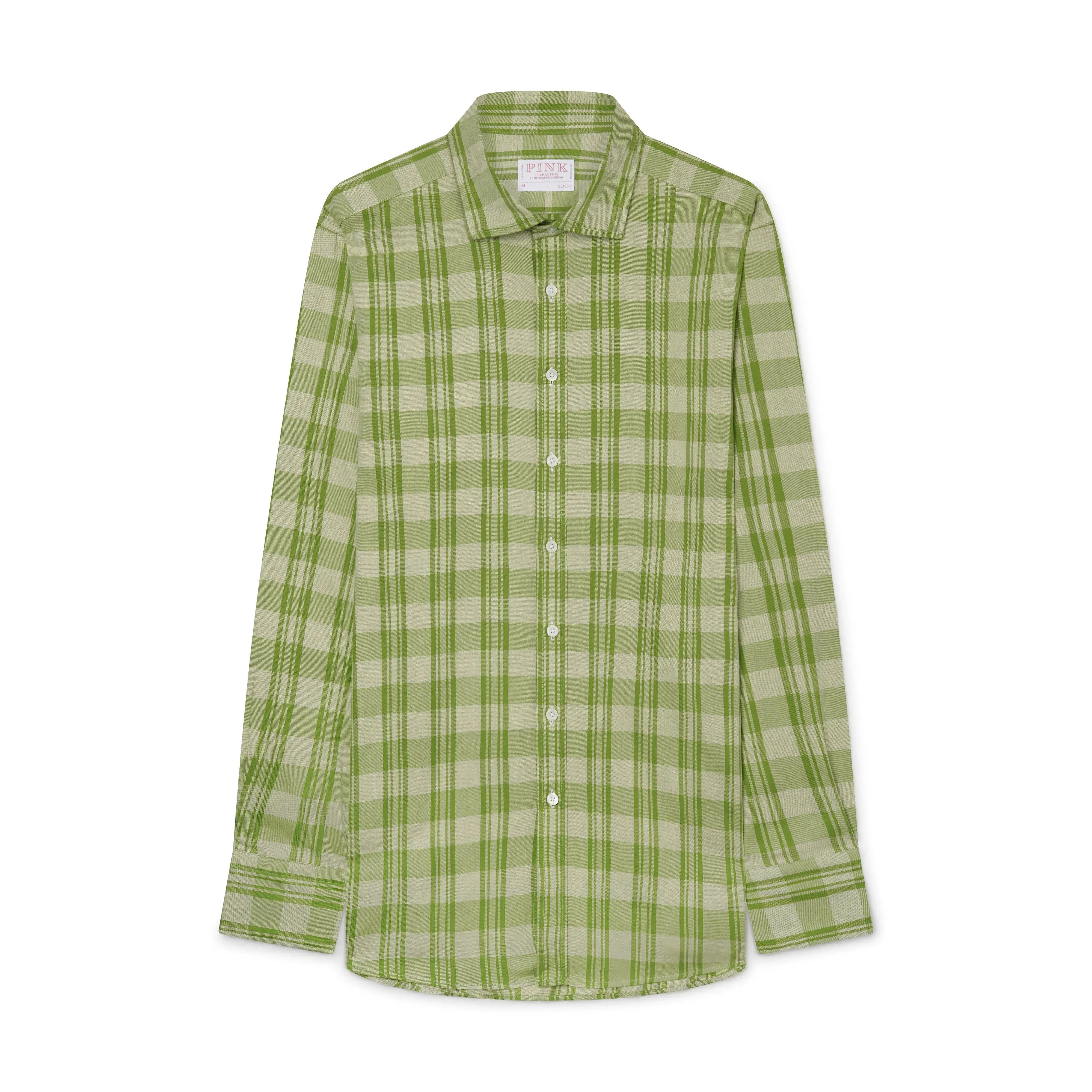 Thomas Pink Classic Fit Smart Casual Brushed Check Shirt