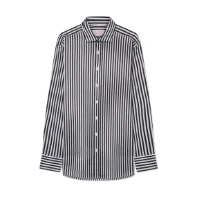 Thomas Pink Women's Classic Capri Stripe Shirt Black/White