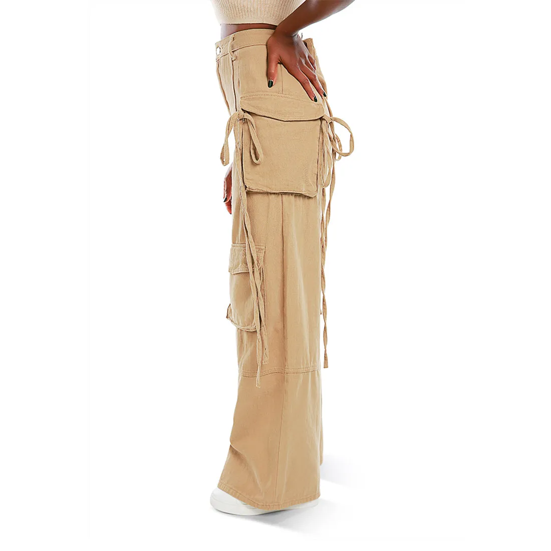 Utility Drawstring Pocket Pants