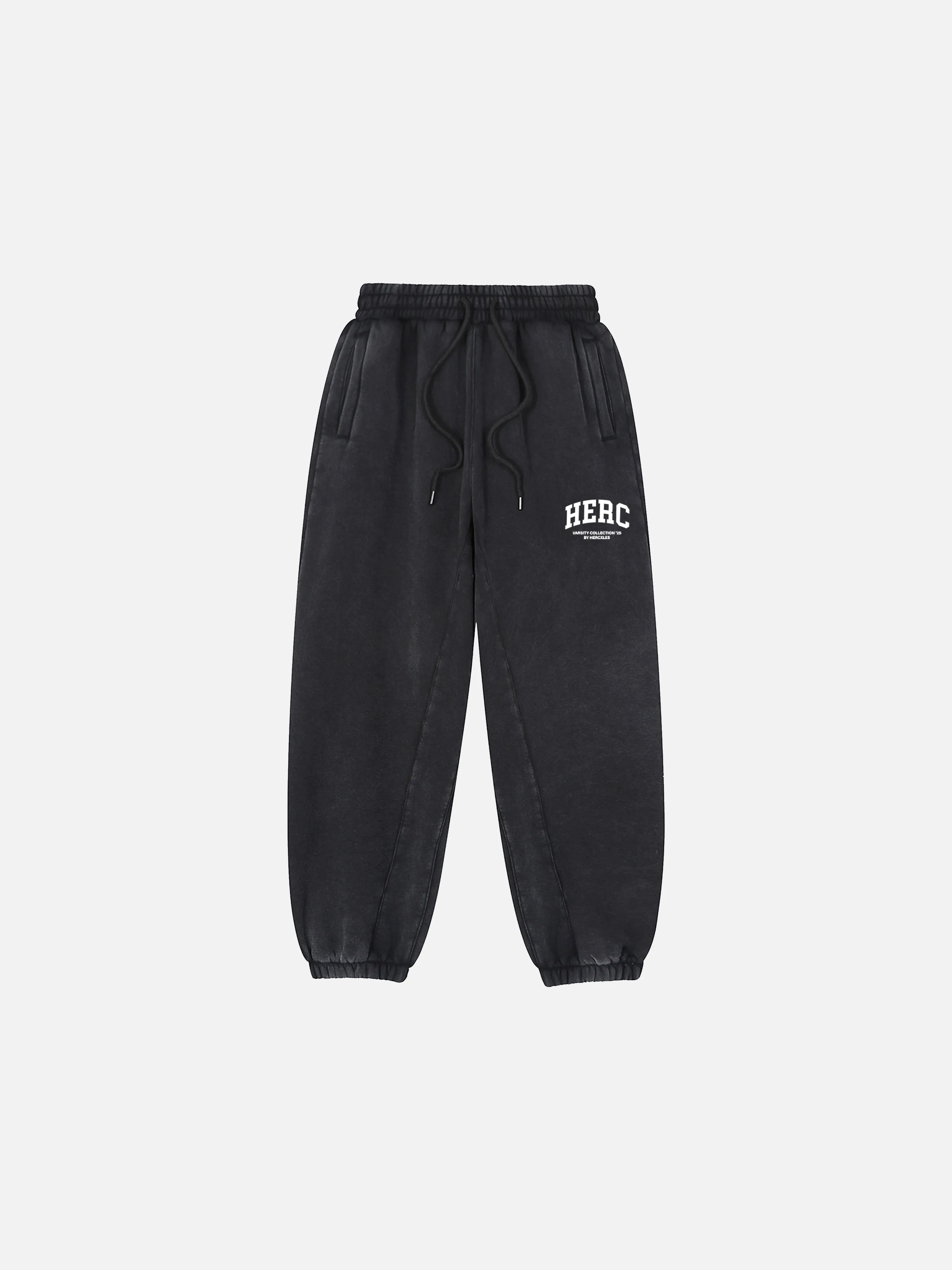 Varsity oversized faded sweatpants