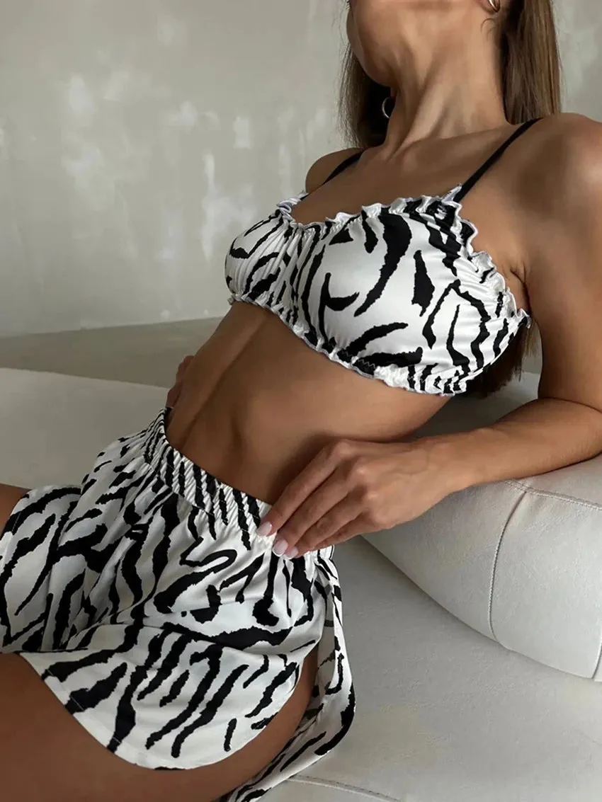 Zebra Lounge Set